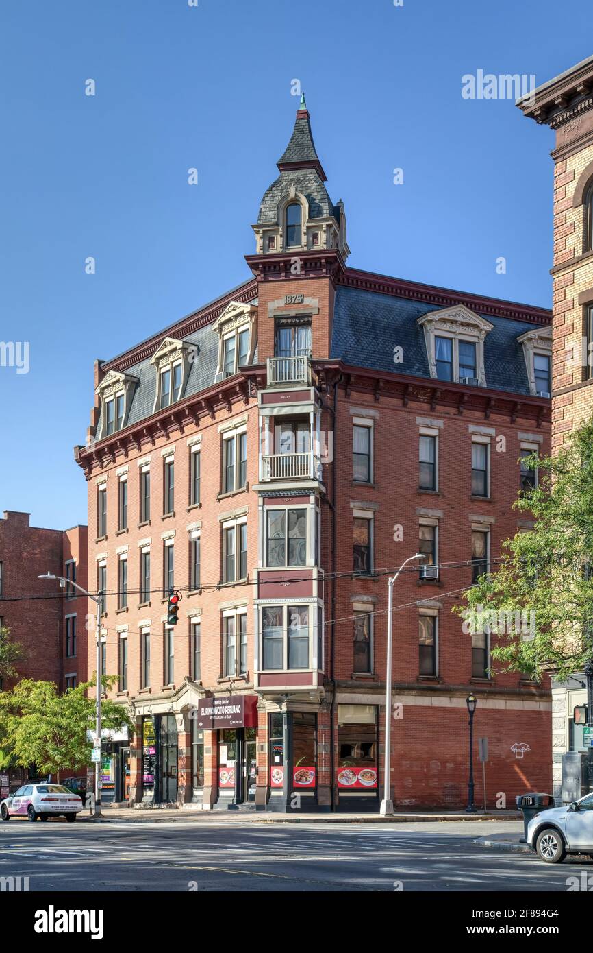 Historic main street red brick hi-res stock photography and images - Alamy