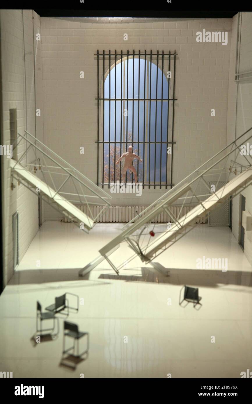 UK design for performance 2003-2007.... A selection of the best British theatre designs of the last four years is on show at the V&A this autumn.    One Flew Over the Cuckoo's Nest  pic David Sandison Stock Photo