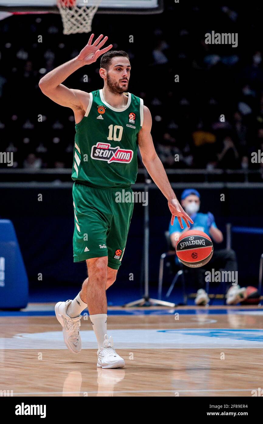 SINT PETERSBURG, NETHERLANDS - APRIL 12: Ioannis Papapetrou of BC  Panathinaikos during the EuroLeague match between BC Zenit and BC  Panatinaikos at Ol Stock Photo - Alamy