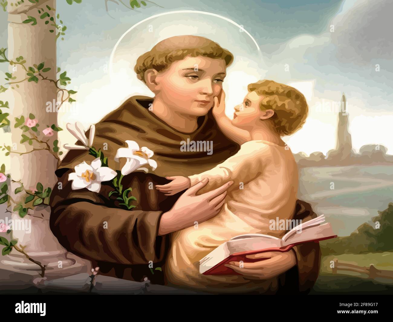 1048 St Anthony Statue Images Stock Photos  Vectors  Shutterstock