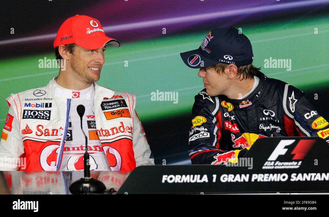 Red bull racing jenson button hi-res stock photography and images - Alamy