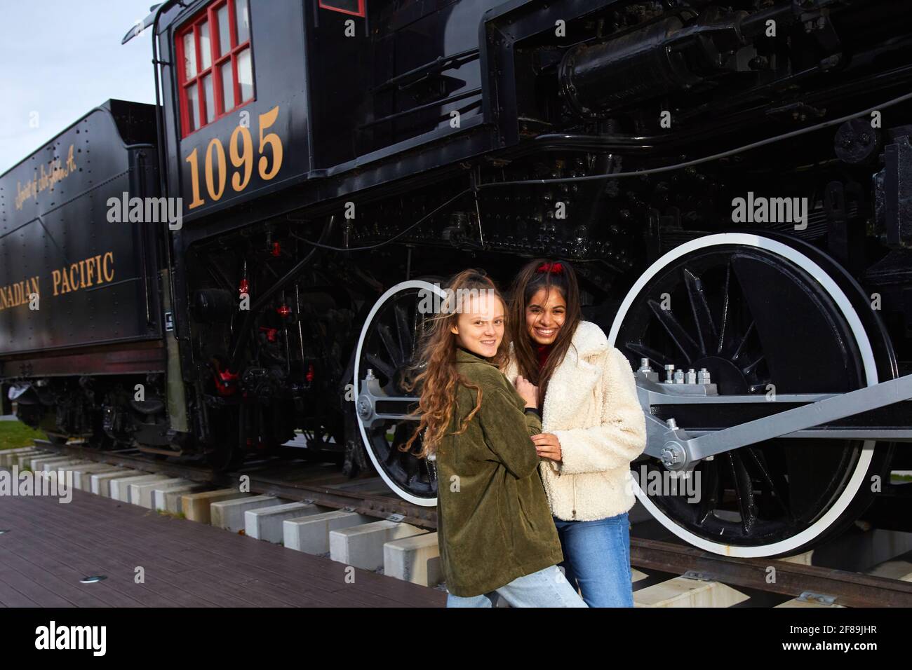 Two girls best friends since kindergarten, reuniting and having a fun ...