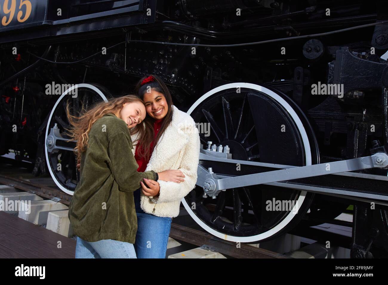 Two girls best friends since kindergarten, reuniting and having a fun ...