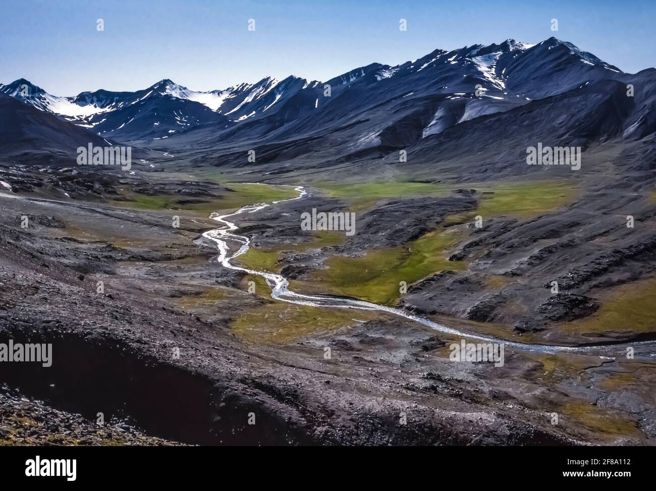 Gates of the Arctic National Park, Brooks Range, Alaska, USA Stock