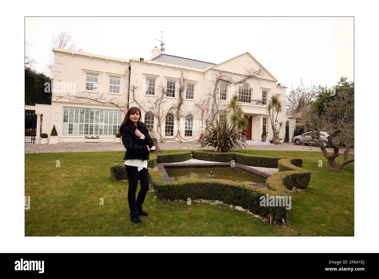 Sina Capaldo in her home in Hertfordshire. photograph by David Sandison The Independent Stock Photo