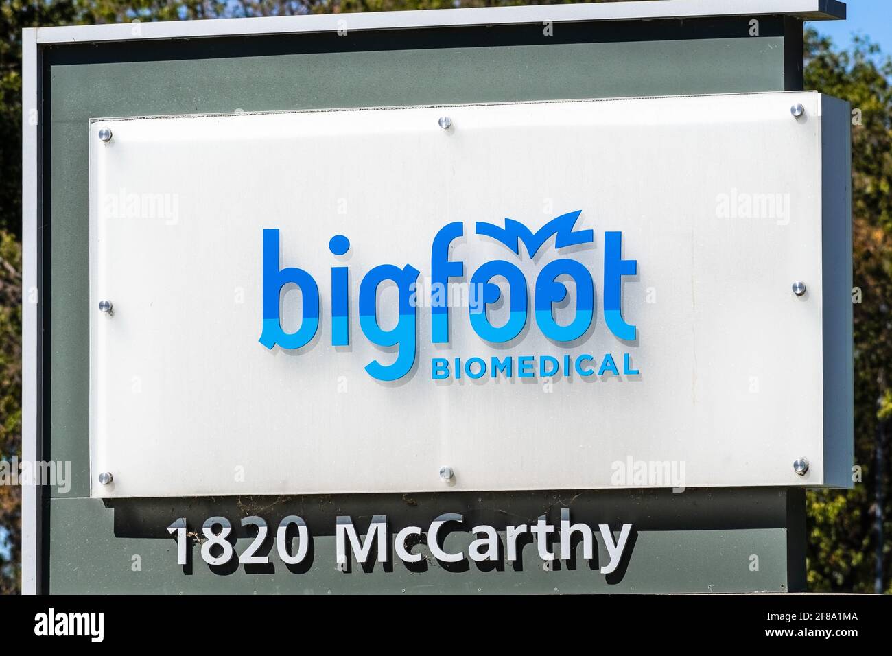 Sep 24, 2020 Milpitas / CA / USA Bigfoot Biomedical logo at their