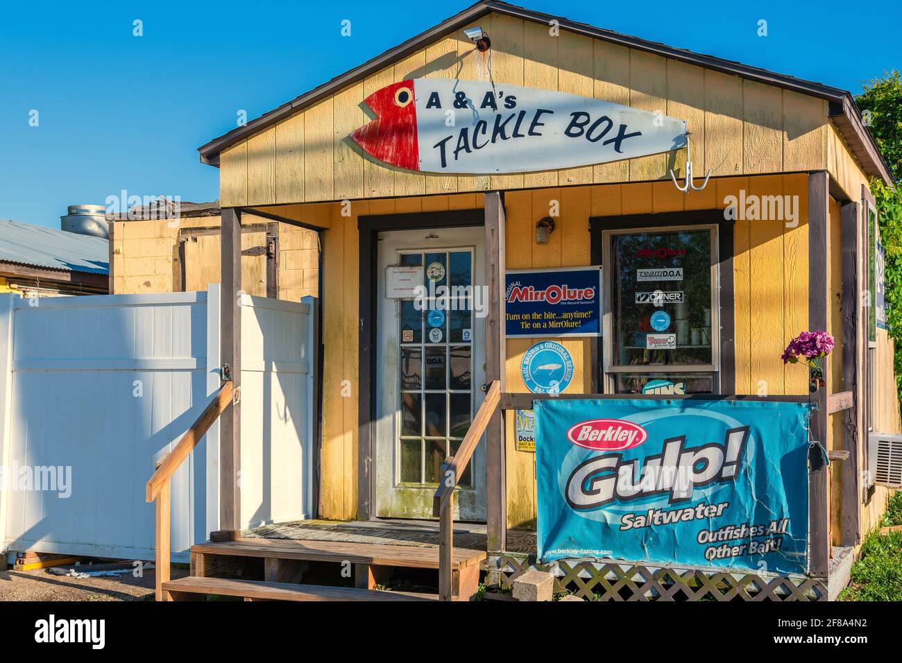 Fishing Tackle and Bait shop in Pass Christian, Mississippi, USA Stock  Photo - Alamy