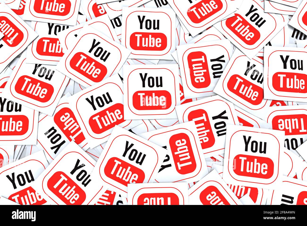 Youtube, Social Media Background Design Stock Photo - Alamy