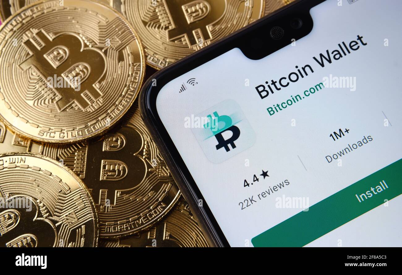 Xapo - Bitcoin Wallet and Vault app on Google Play Store website displayed  on Huawei Y6 2018 smartphone Stock Photo - Alamy