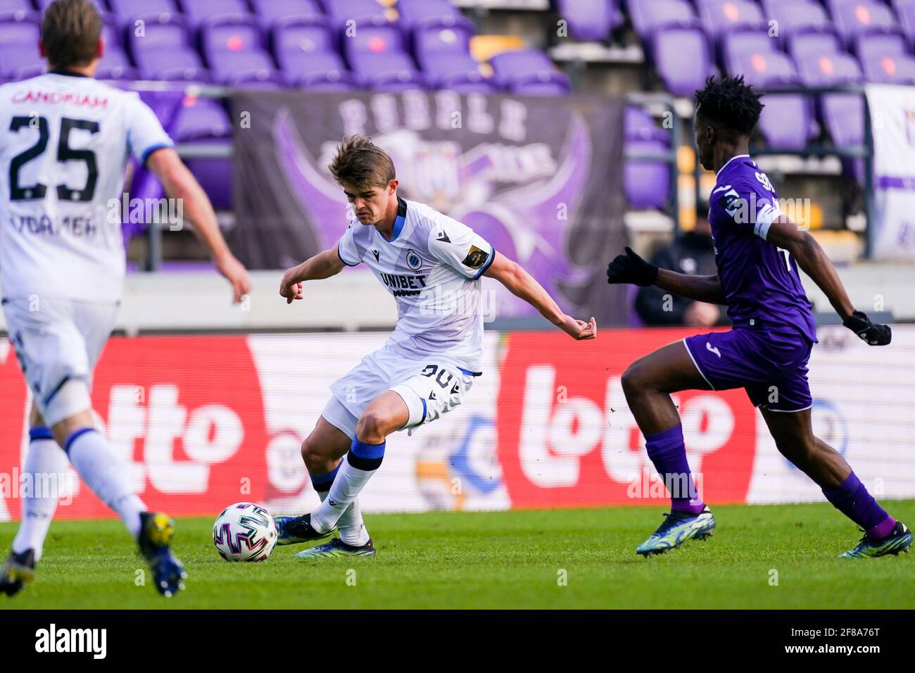 ANDERLECHT, BELGIUM APRIL 11 Charles De Ketelaere of Club Brugge during the Jupiler Pro