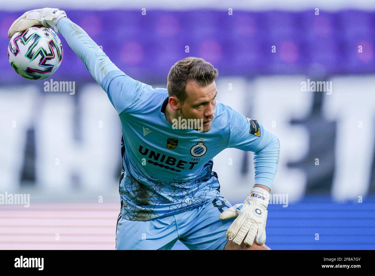 ANDERLECHT, BELGIUM - APRIL 11: 2-1 RSC Anderlecht, goal by Albert Sambi  Lokonga of RSC Anderlecht during the Jupiler Pro League match between RSC  And Stock Photo - Alamy