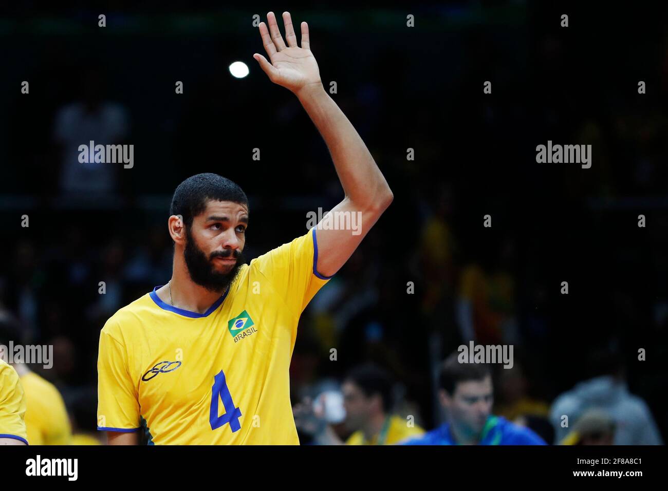 Brazilian mens national volleyball team wins gold medal final match vs ...
