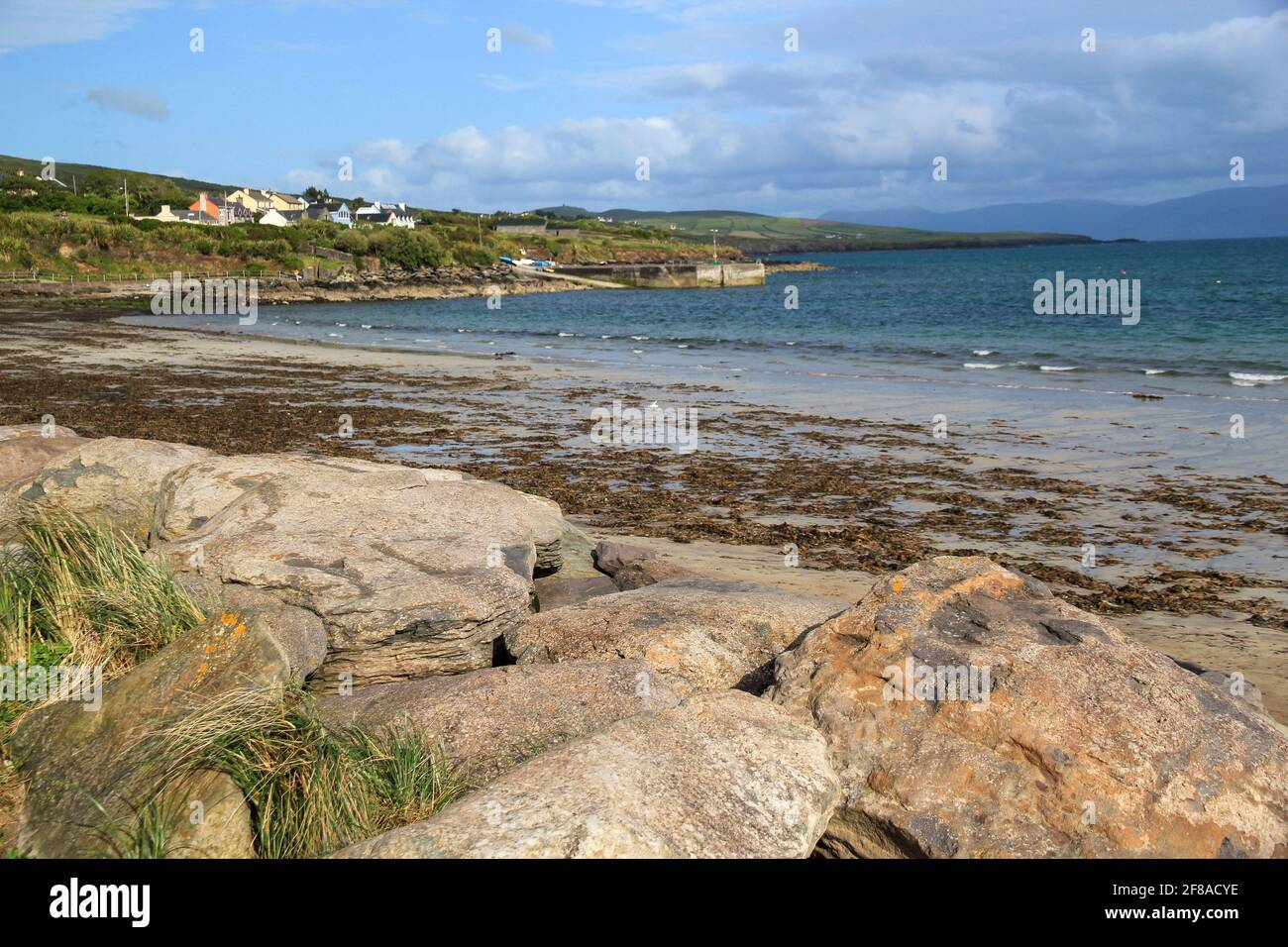 Ireland Bay Rocks Beach village ireland hi-res stock photography and images - Alamy