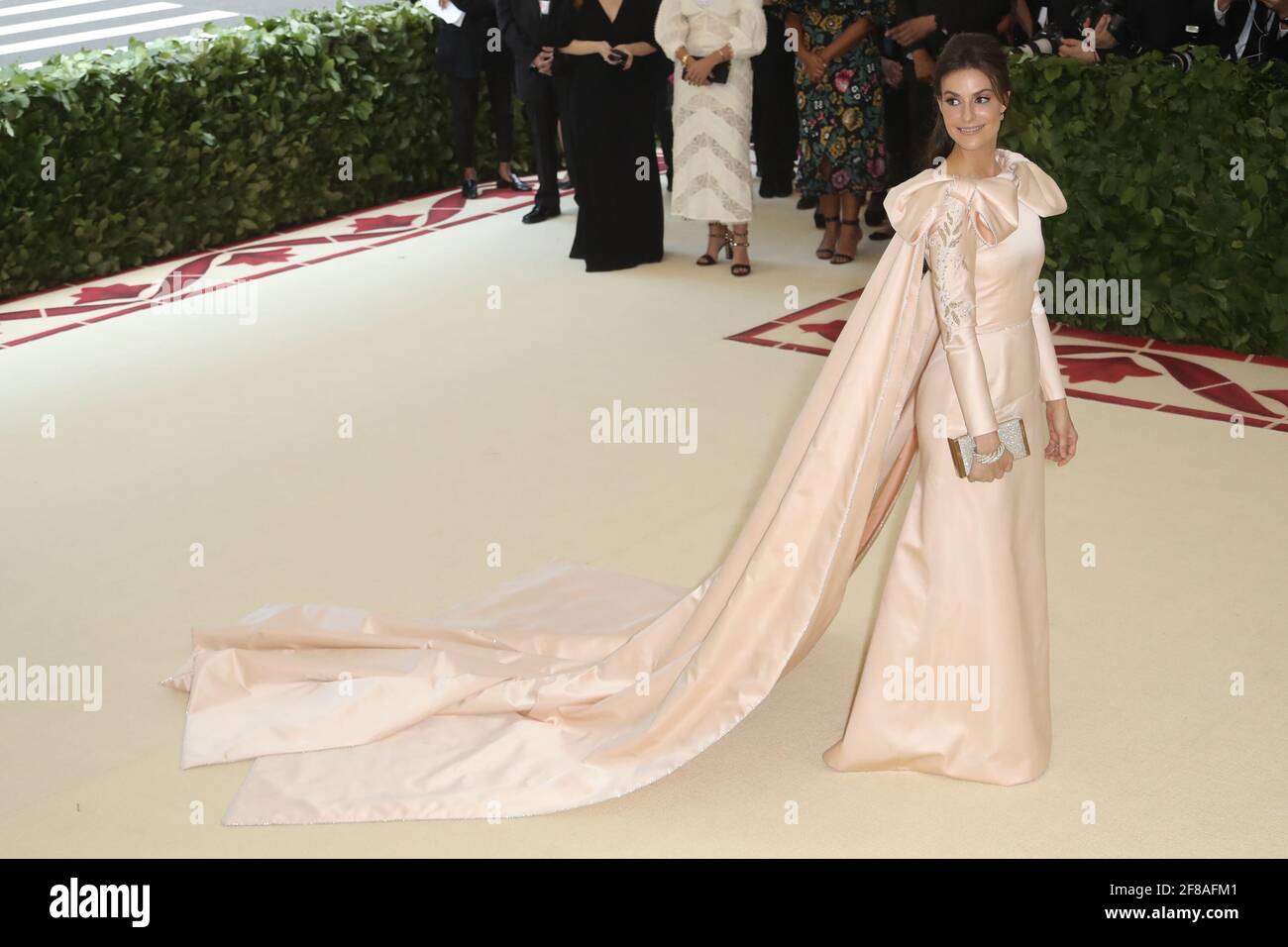 Ariana Rockefeller during the 2018 Met Costume Gala Heavenly Bodies, held at the Metropolitan Museum of Art in New York City, Monday, May 7, 2018. Photo by Jennifer Graylock-Graylock.com 917-519-7666 Stock Photo