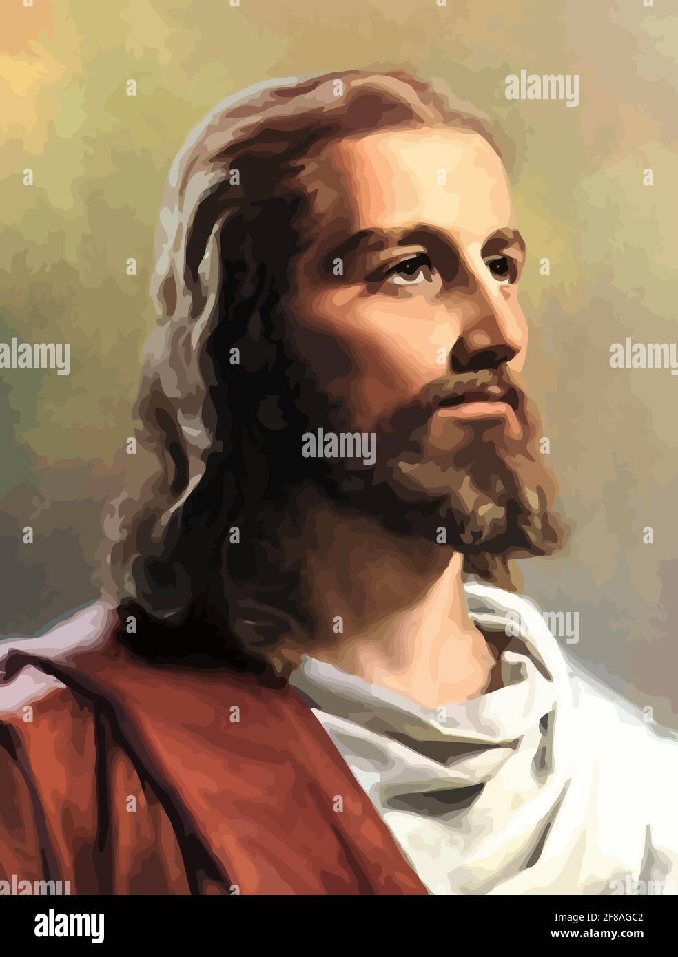 holy jesus christ illustration Stock Photo - Alamy