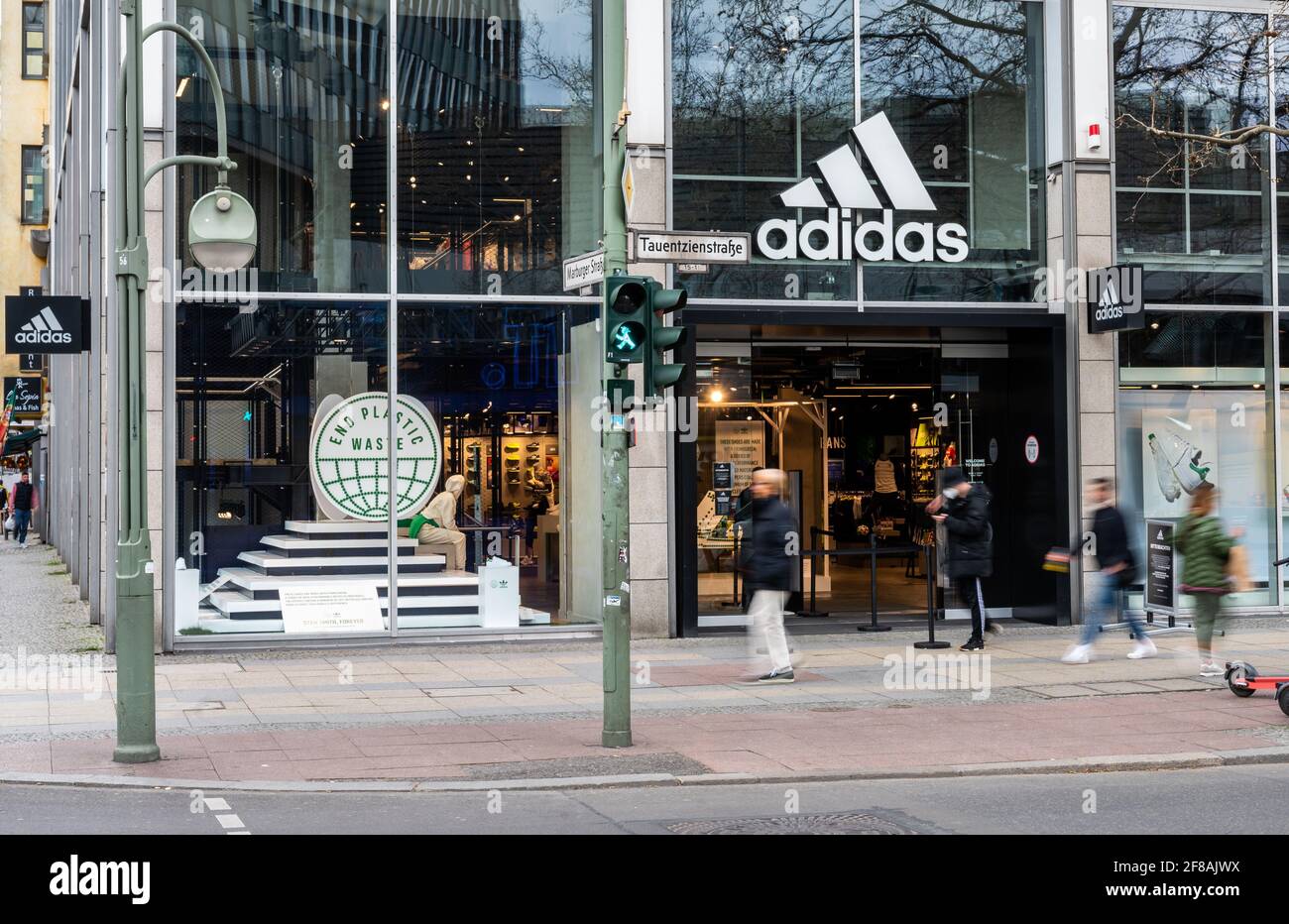 graphic militia Setting Adidas store berlin hi-res stock photography and images - Alamy