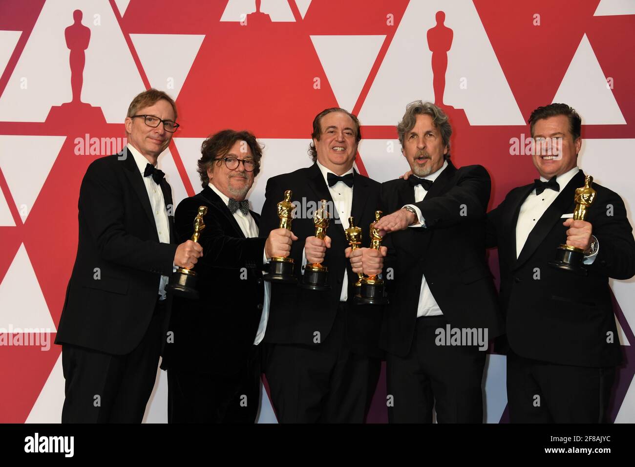 Winner Best Picture Green Book  Winner Best Picture Green Book Jim Burke Charles B. Wessler, Brian Currie, Peter Farrelly, Nick Vallelonga in the Press Room during the 91st Annual Academy Awards, Oscars, held at the Dolby Theater in Hollywood, California, Sunday, February 24, 2019 Photo by Jennifer Graylock-Graylock.com 917-519-7666 Stock Photo