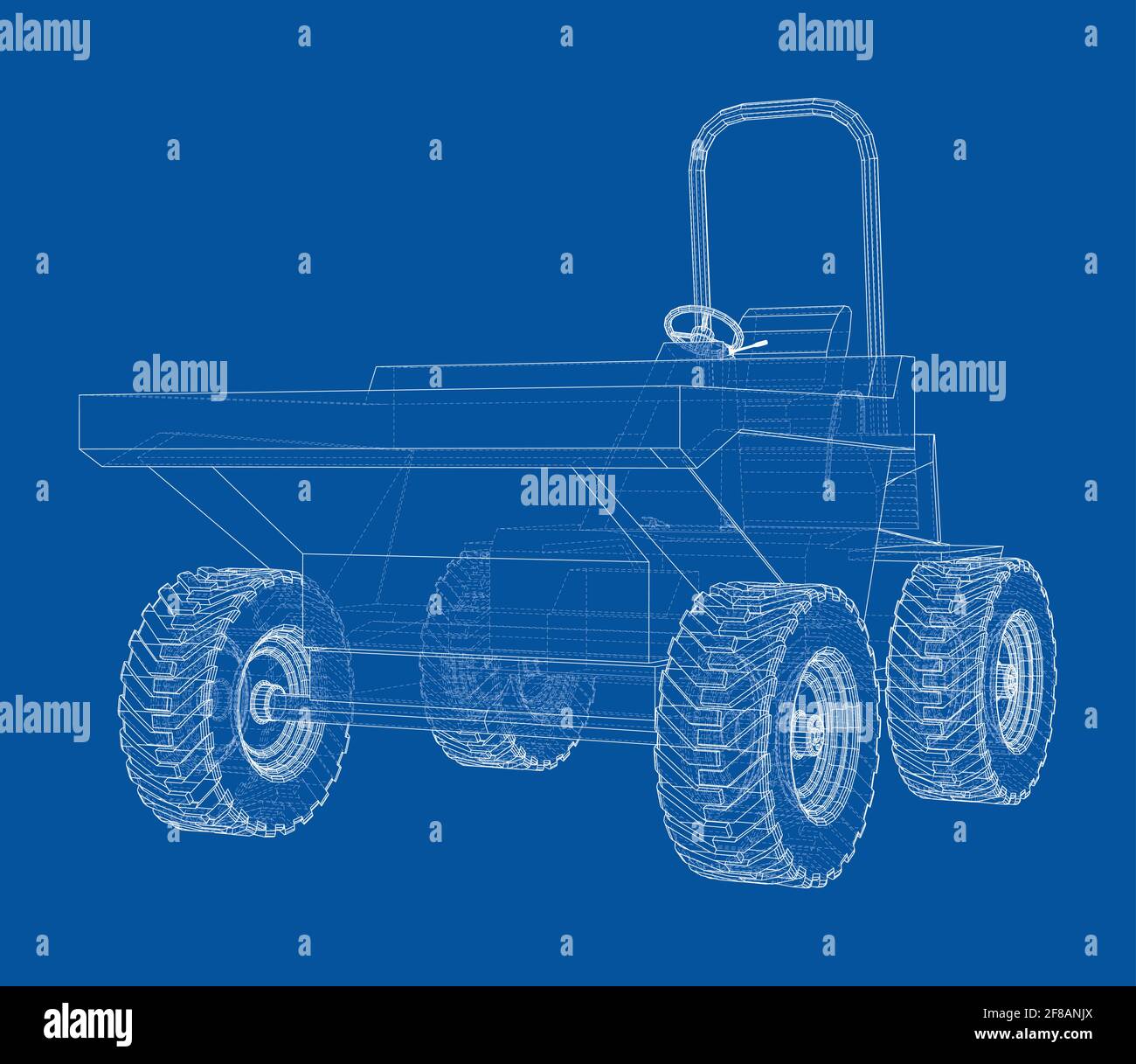 Dumper Truck. Vector Stock Vector Image & Art - Alamy