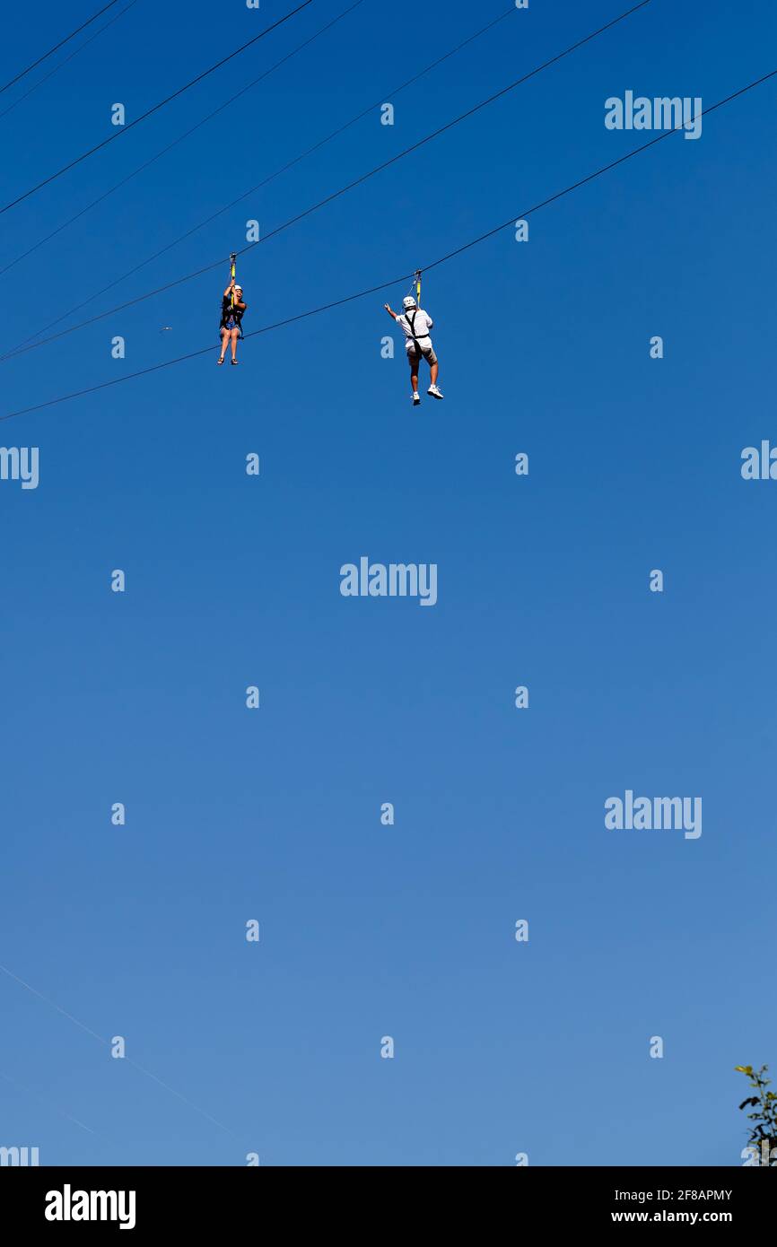 Zipline cable hires stock photography and images Alamy