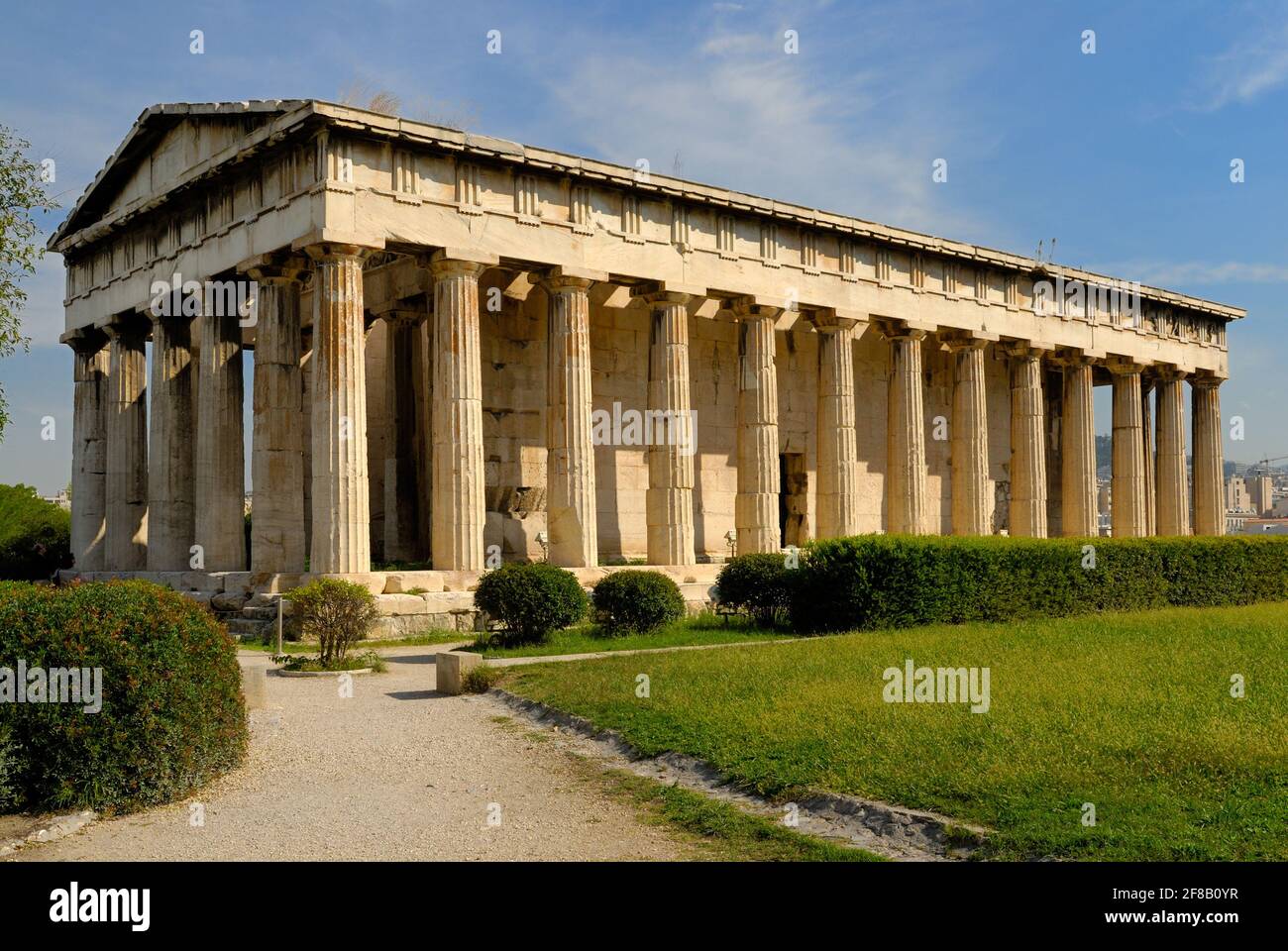 Temple of Hephaestus, Doric temple building from the 5th century BC. is the  best preserved temple of Greek mythology, Athens, Greece, Europe Stock  Photo - Alamy
