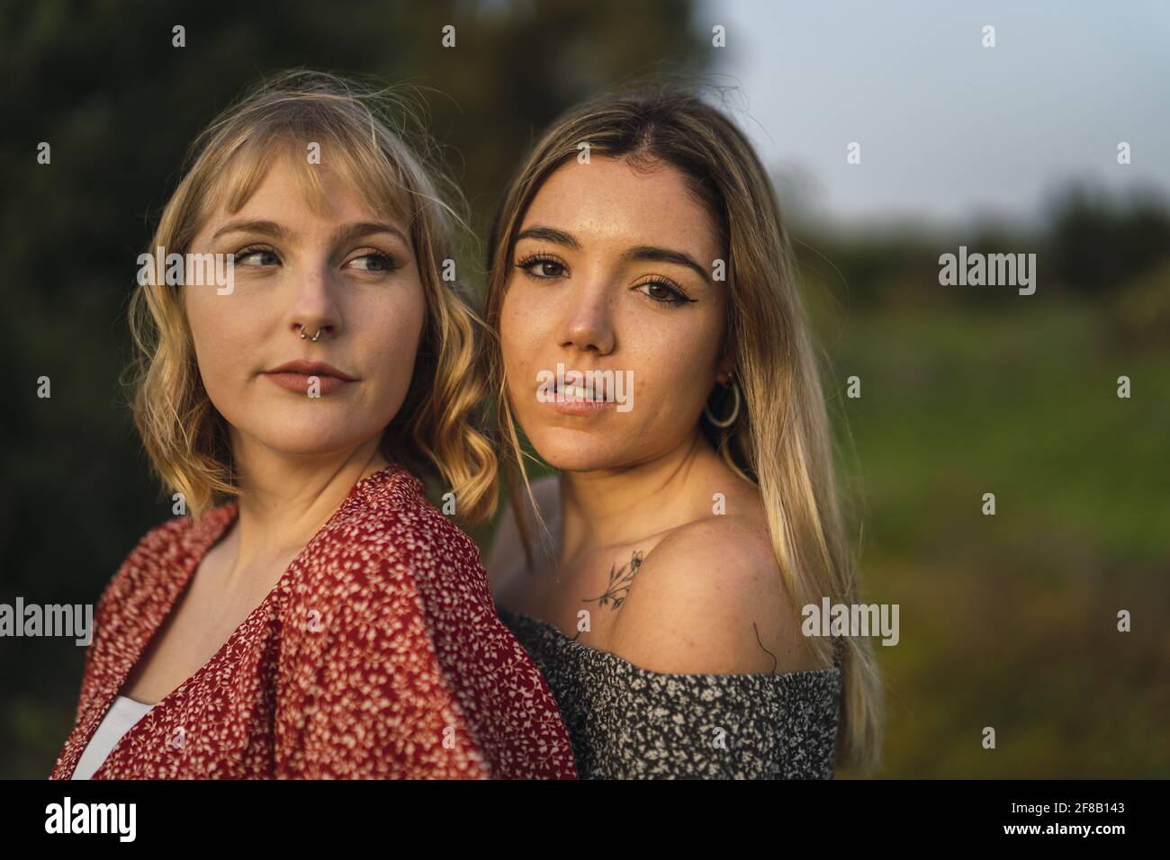 Spanish women friends hug hi-res stock photography and images - Alamy