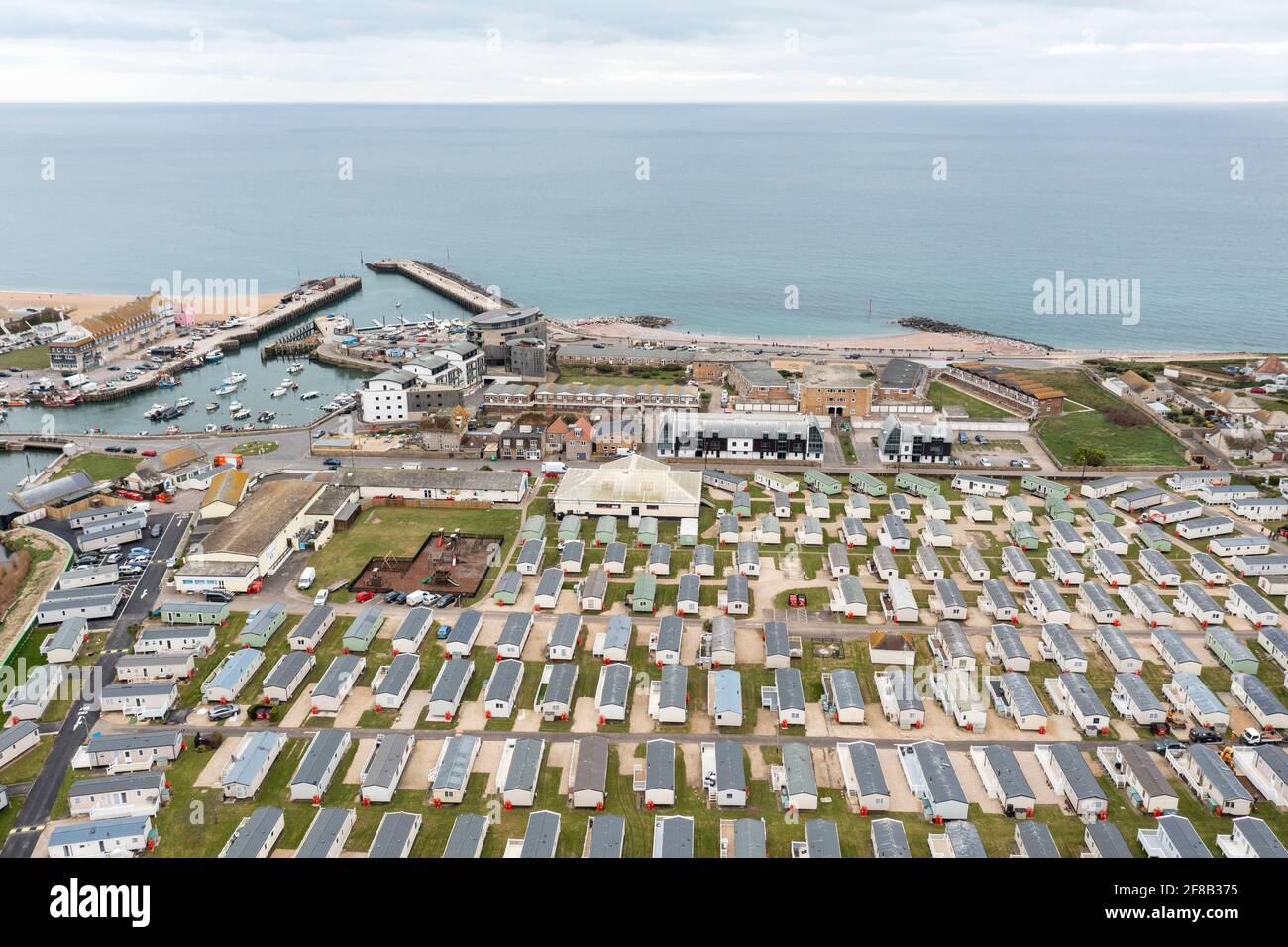 Aerial view of West Bay near Bridport, Dorset Stock Photo Alamy