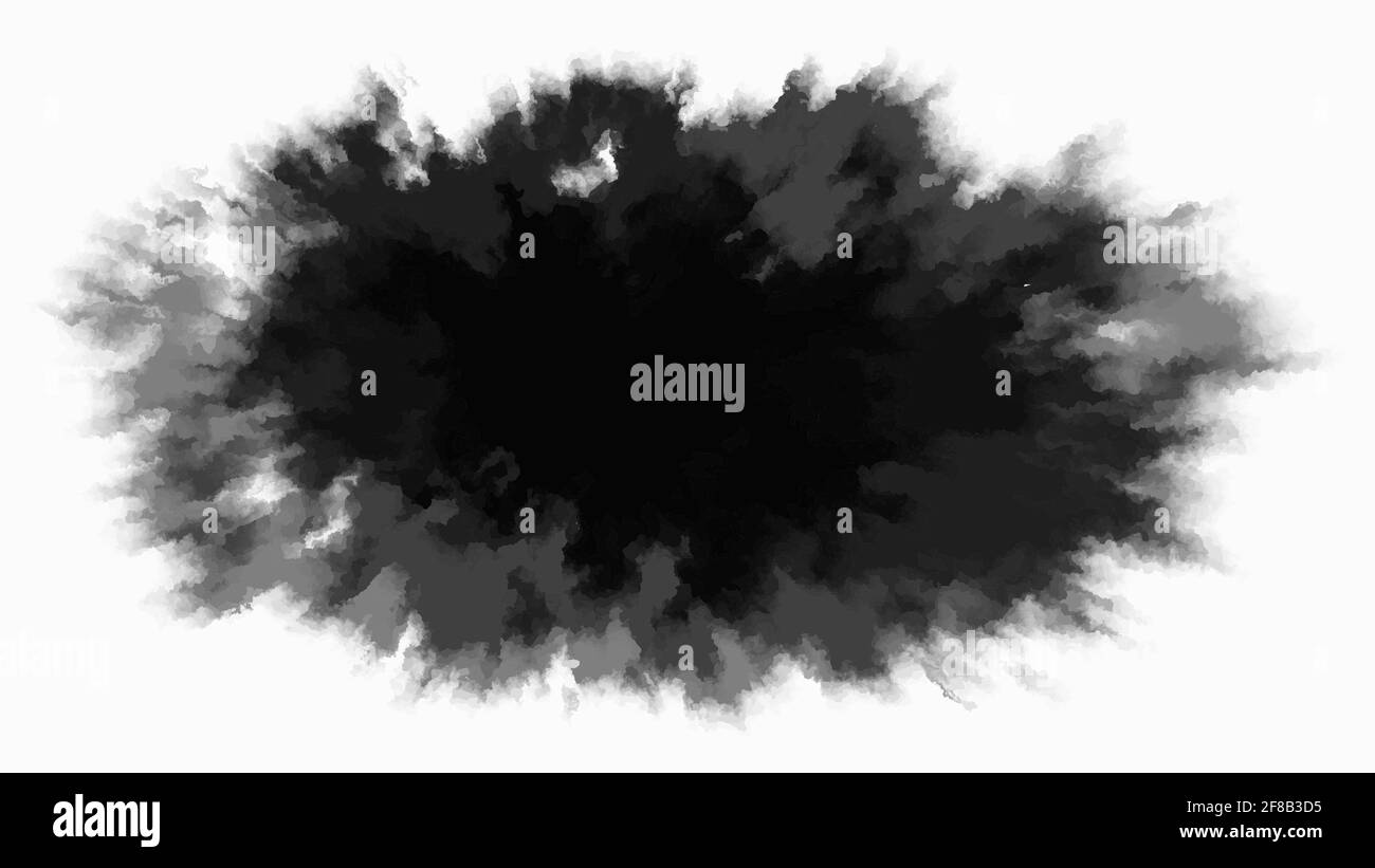 Round Ink Drop Ink drop. Round, ragged inkblot. Vector illustration Stock Vector Image ...