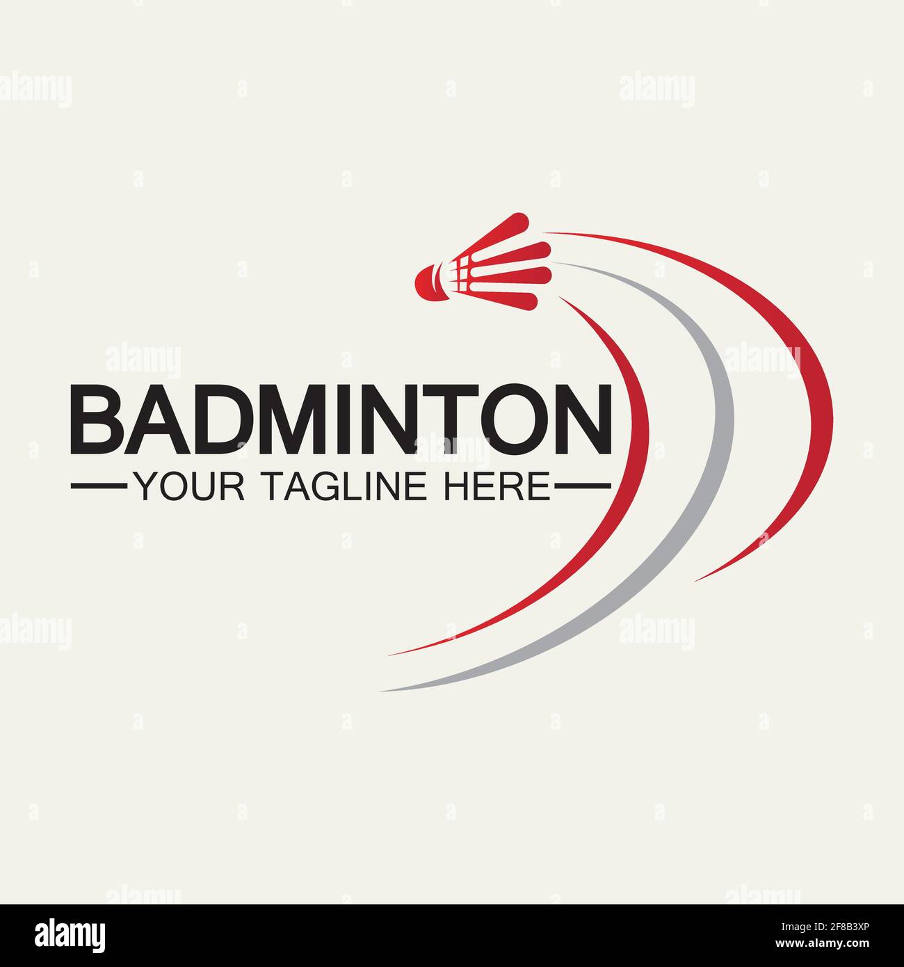 Badminton Logo vector icon illustration design template.Badminton  Shuttlecock icon logo.Badminton sport logo template vector. Sport club logo  concept Stock Vector Image & Art - Alamy