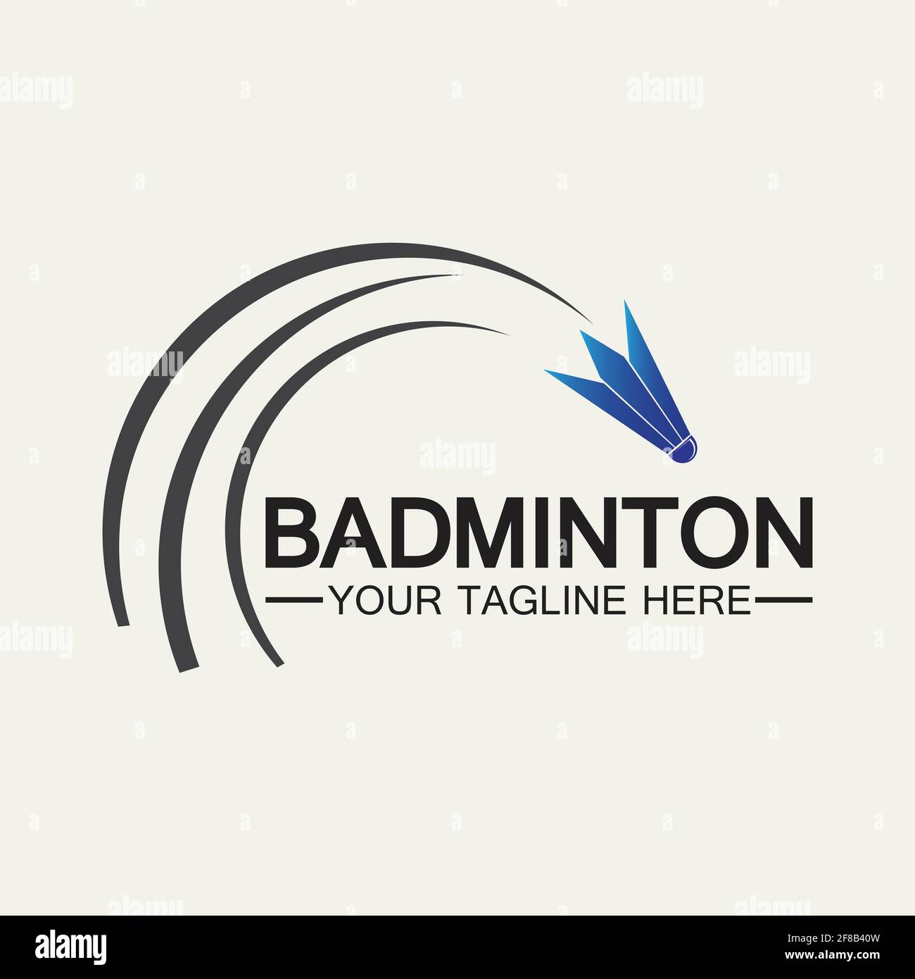 Badminton Logo vector icon illustration design template.Badminton  Shuttlecock icon logo.Badminton sport logo template vector. Sport club logo  concept Stock Vector Image & Art - Alamy