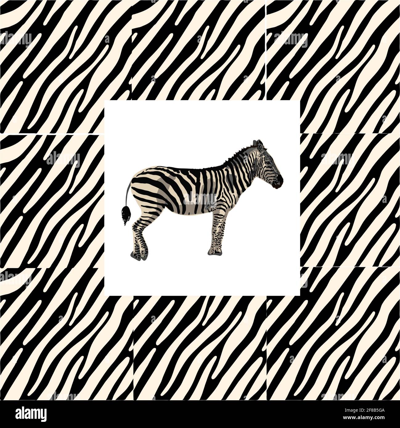 avontuur Passend Verknald ETHNIC TREND. PAINTING IN AFRICAN STYLE. SEAMLESS AFRICAN PATTERN.  TRADITIONAL PATTERN. savanna animals. zebra. Vector illustration. Fashion  Stock Vector Image & Art - Alamy
