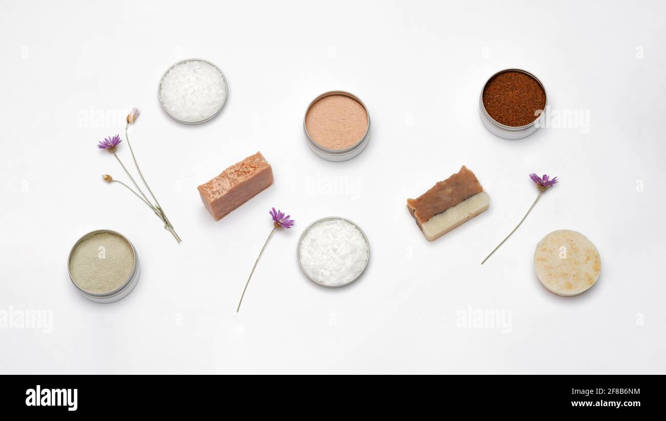 Ingredients for the production of natural cosmetics. Stock Photo
