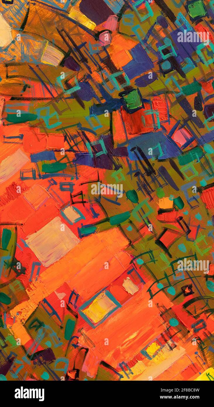 oil painting fragment, abstract illustration Stock Photo - Alamy