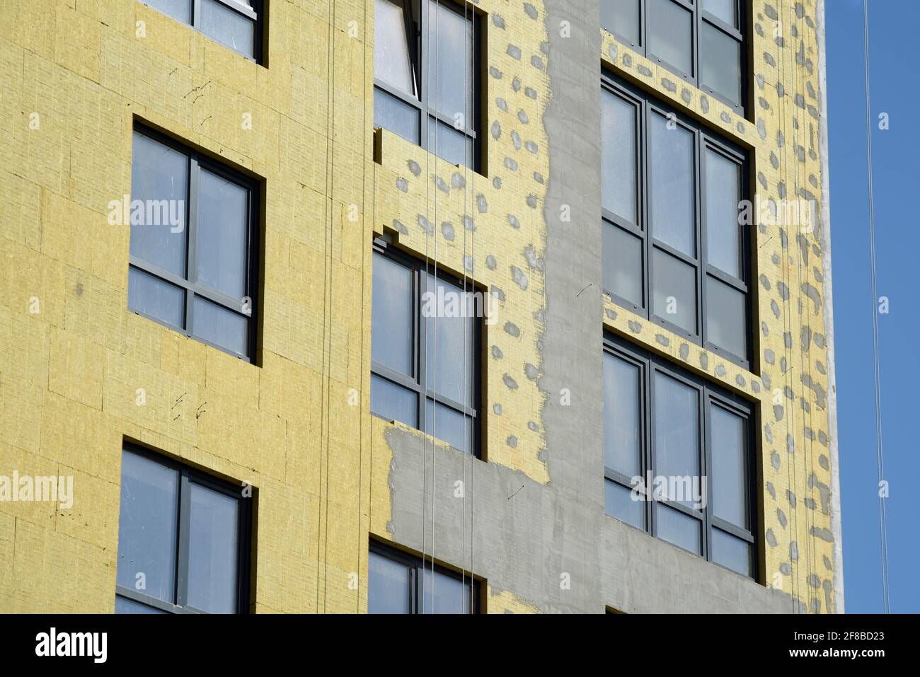 Thermal insulation of an apartment building and plastering of walls ... - Thermal Insulation Options For Apartments