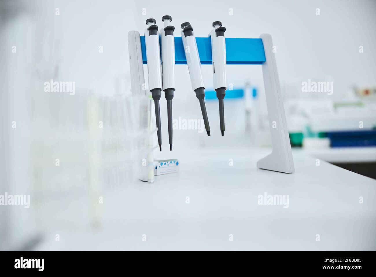 Laboratory tools used by clinical biochemists and scientists for blood
