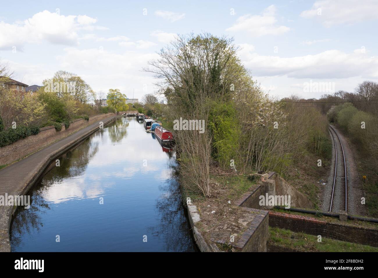 Three Bridges World Heritage site, Windmill Lane, Hanwell, London, U.K