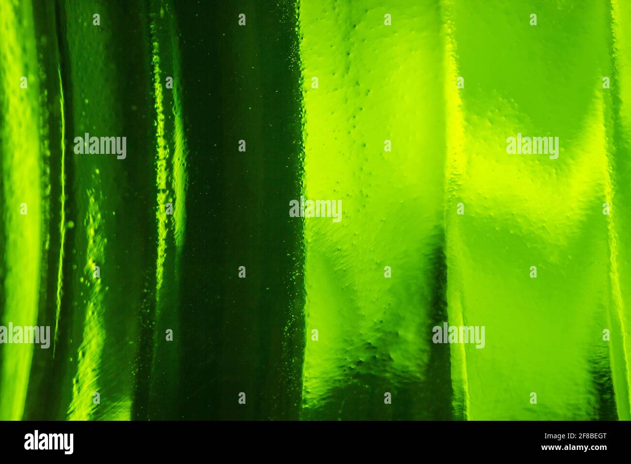 Beautiful shot of lovely stained glass with light reflecting on it and