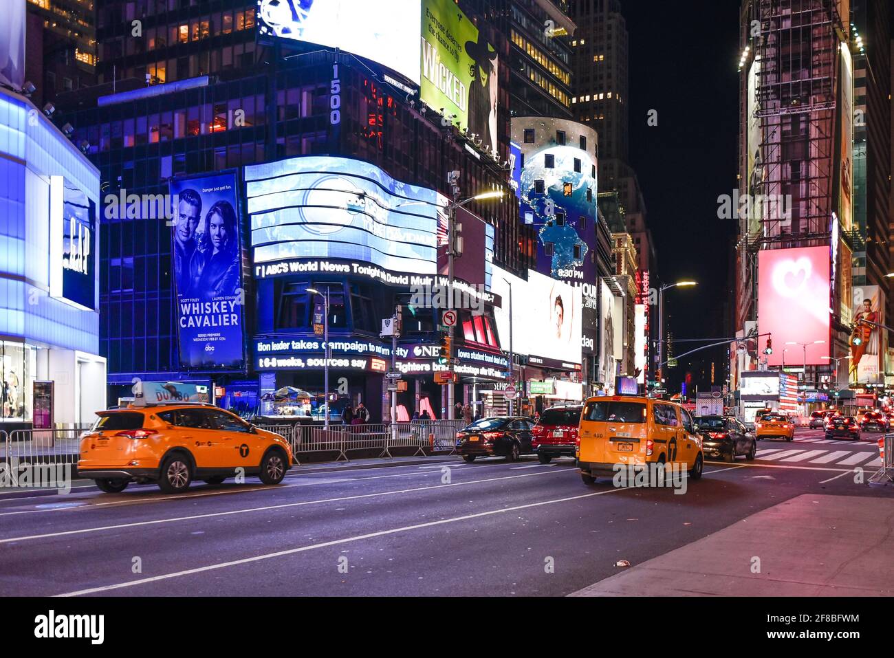 Times Square, Lifestyle at Night, New York, USA Stock Photo - Alamy