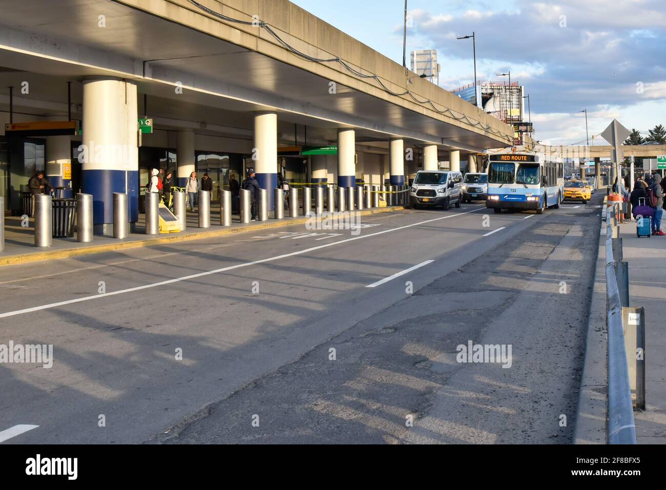 New York City airport exterior view, USA Stock Photo Alamy