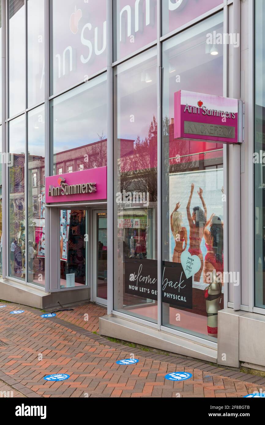 Ann Summers shop reopens as Covid-19 lockdown restrictions ease,  Bournemouth, Dorset UK in April Stock Photo - Alamy