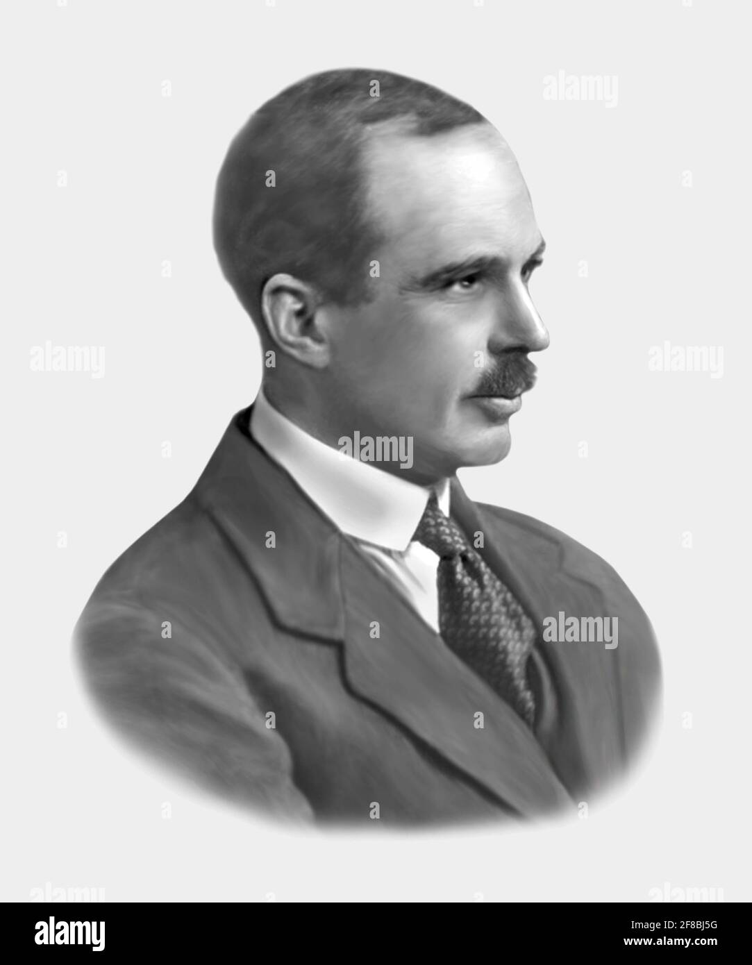 William Lawrence Bragg 1890-1971 Australian born British Physicist Crystallographer Stock Photo