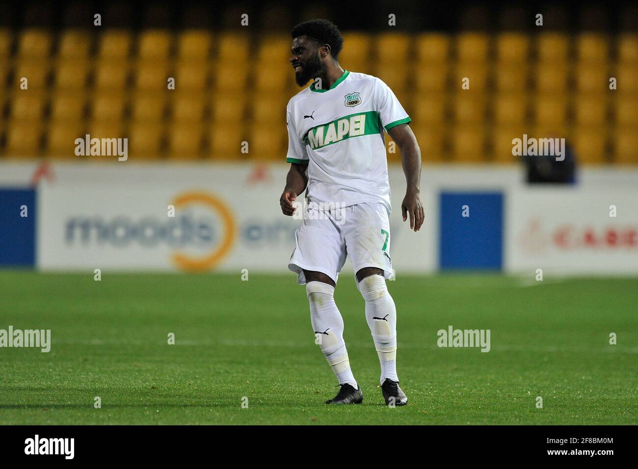 Jeremie Boga player of Sassuolo, during the match of the Italian football league Serie A between Benevento vs Sassuolo final result 0-1, match played Stock Photo