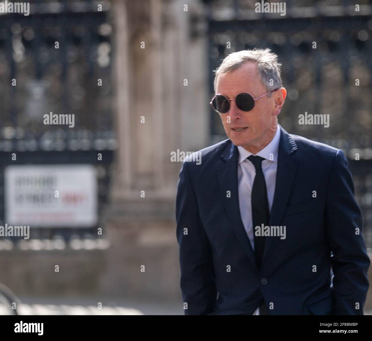 London, UK. 13th Apr, 2021. Nigel Evans Conservative MP for Ribble Valley outside the House of Commons Credit: Ian Davidson/Alamy Live News Stock Photo