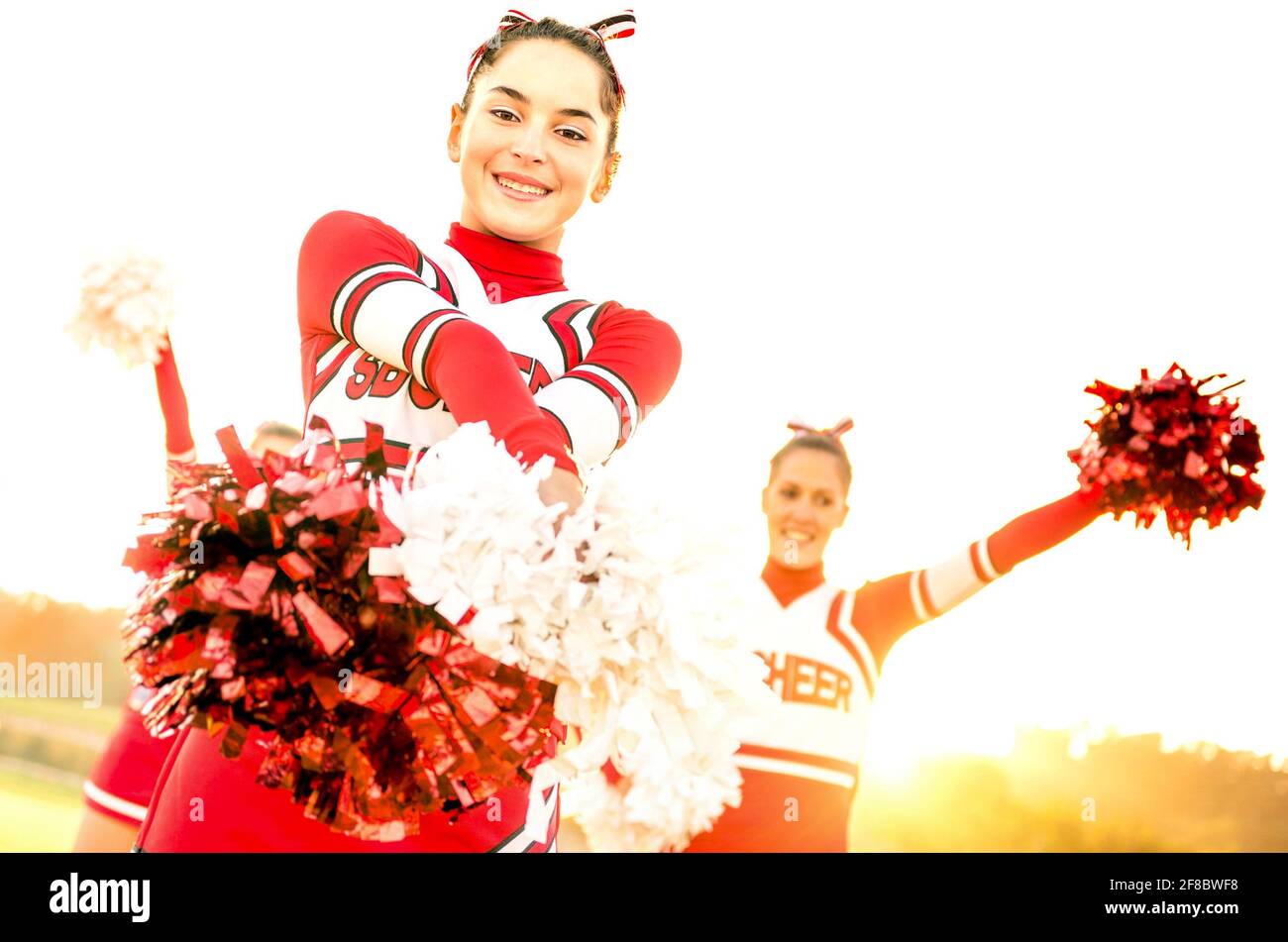 Interracial Cheerleaders