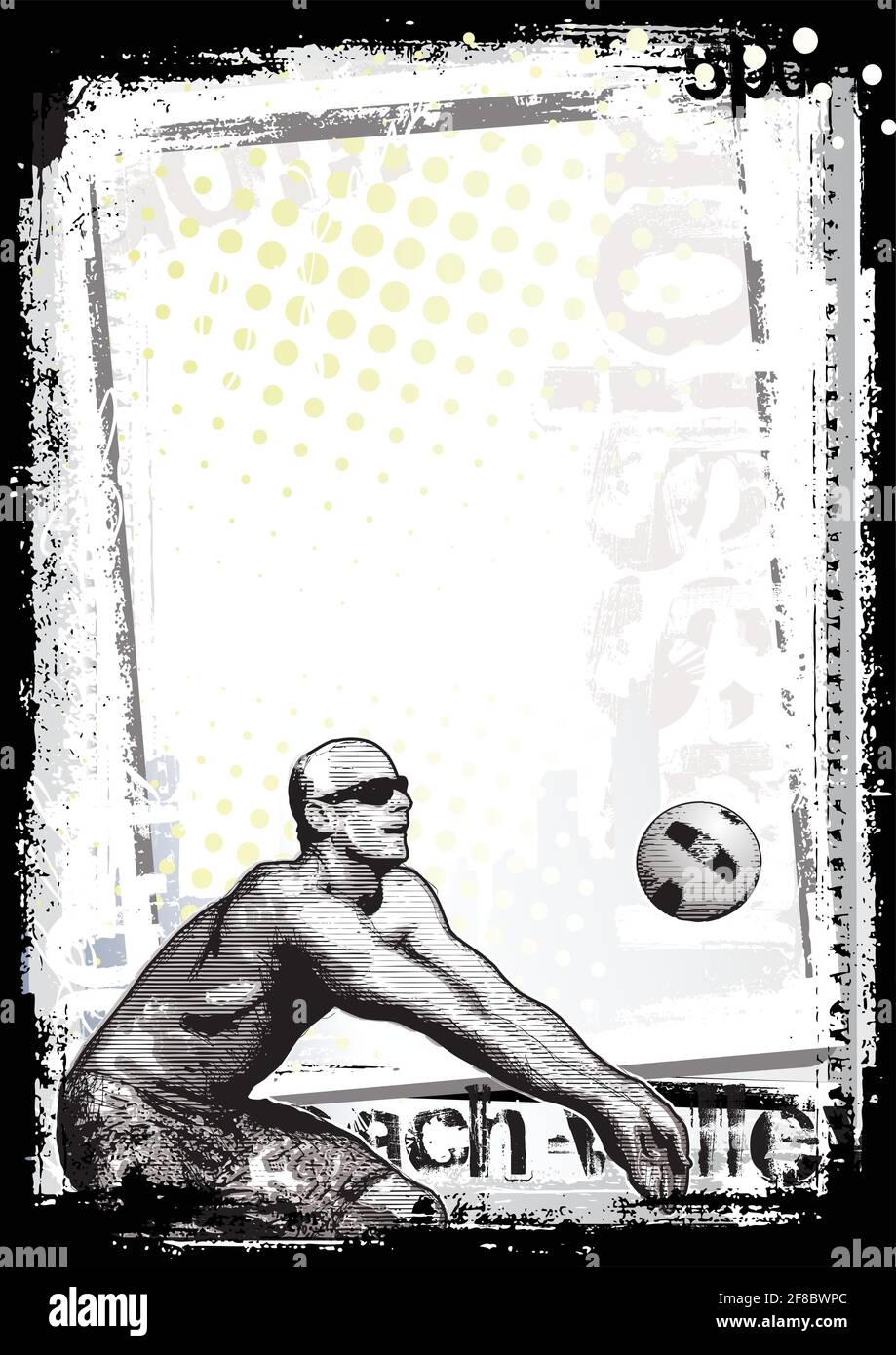 volleyball poster background Stock Vector Image & Art - Alamy