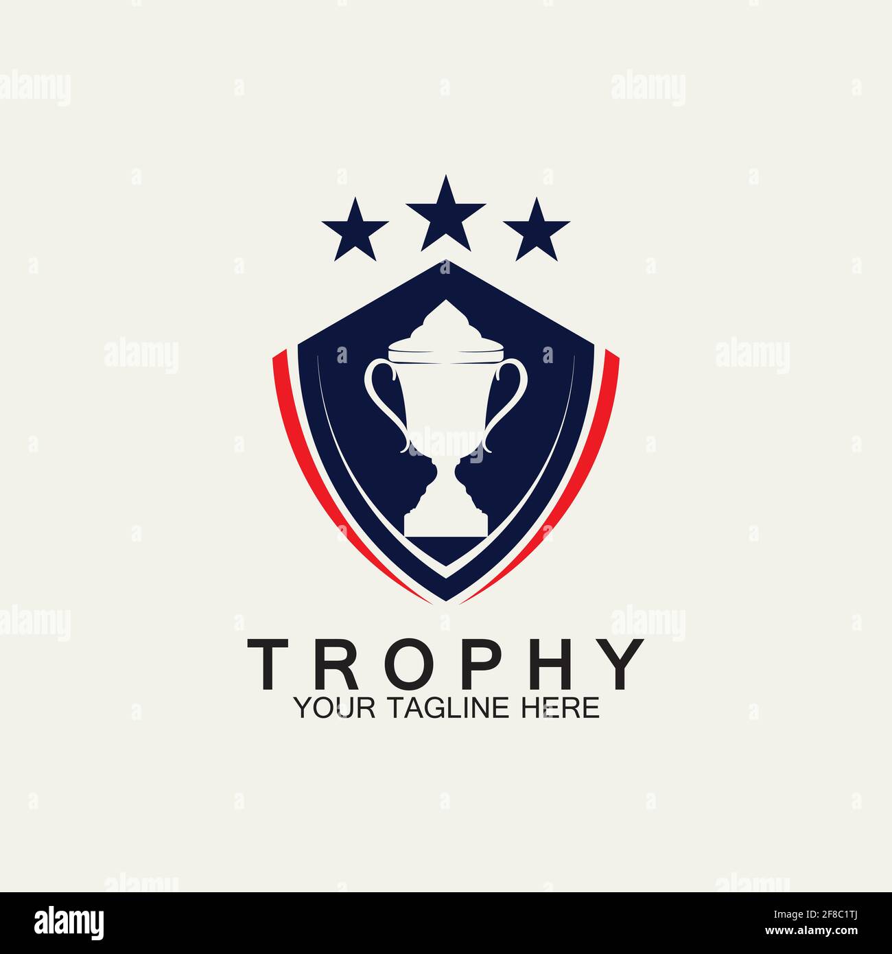 Football or Soccer Championship Trophy Logo Design vector icon template.  champions football trophy for winner award Stock Vector Image & Art - Alamy