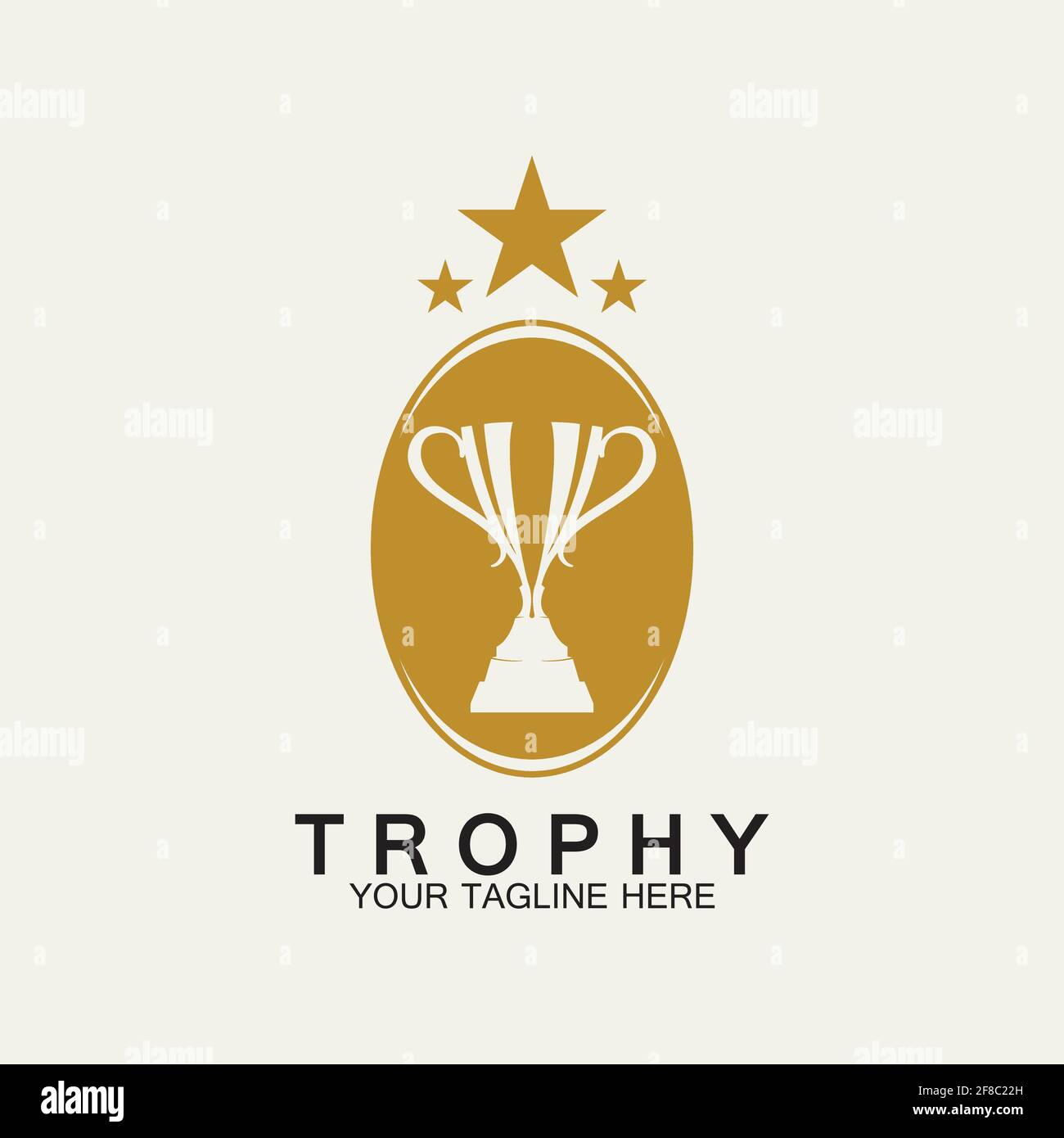 Trophy vector logo icon.champions trophy logo icon for winner award ...
