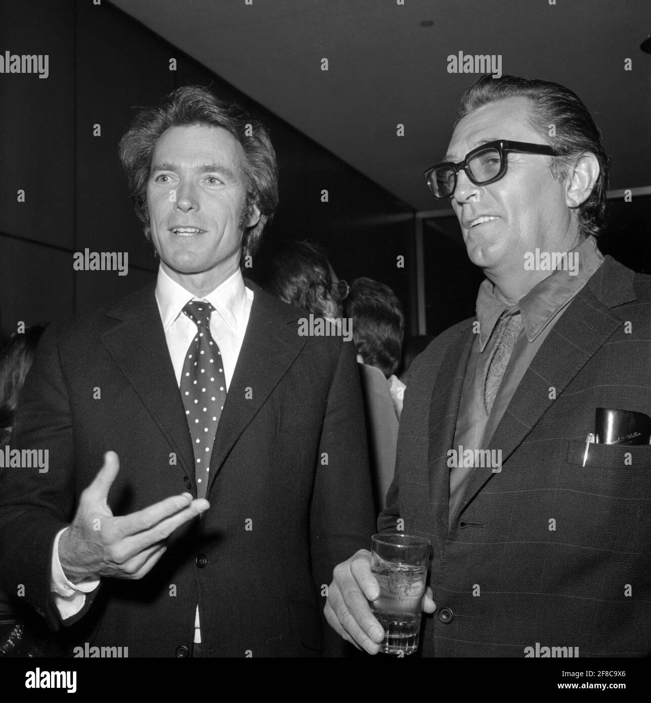 Clint Eastwood and Robert Mitchum Circa 1970's Credit: Ralph Dominguez ...