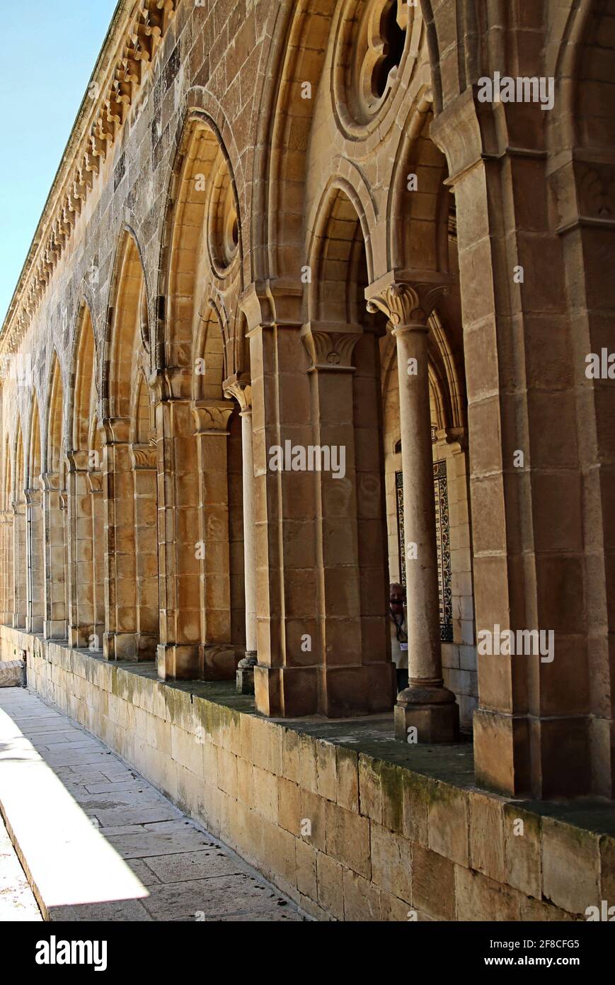 Architectural detail of the Church of the Pater Noster in Jerusalem ...