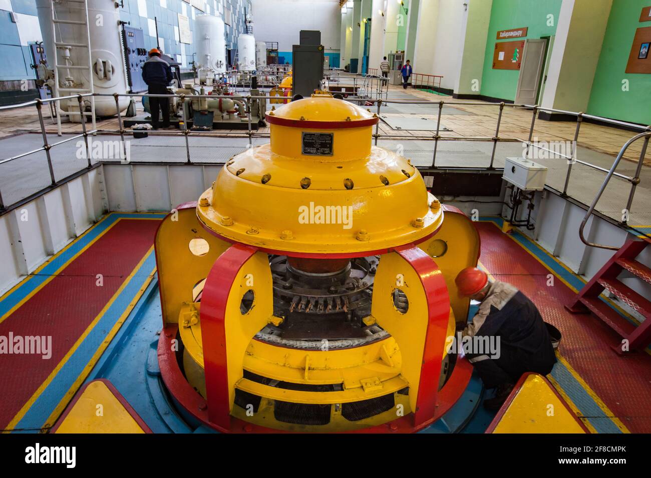 Machine hall hydroelectric power plant hi-res stock photography and images - Alamy