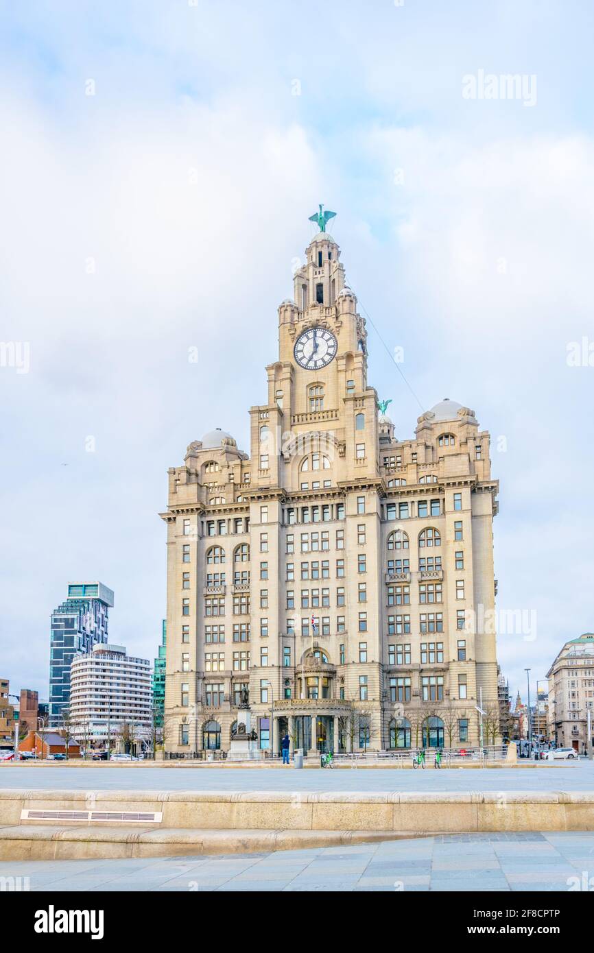 The royal liver building in Liverpool, England Stock Photo - Alamy